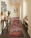 Sahara Essence Collection Area Rug - Oasis (Rust Red) Runner Rust Red  lifestyle 74