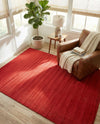 Soho Elegance Collection Area Rug - Chelsea (Burgundy) Rectangle Burgundy  lifestyle 13