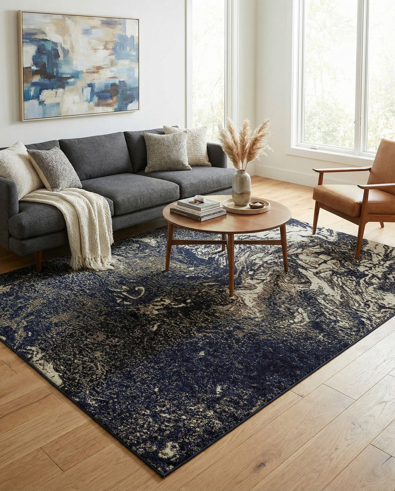 Autumnal Tapestry Collection Area Rug -  Slateville Rectangle Gray  lifestyle 9