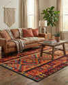 Safari Escape Rugs Collection Area Rug -  Kalahari Rectangle Multi  lifestyle 33