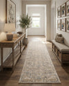 Cascade Range Collection Area Rug -  Shasta (Ivory) Runner Ivory  lifestyle 46