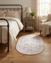 Heritage Elegance Collection Area Rug -  Charlottenburg Oval Gray  lifestyle 71
