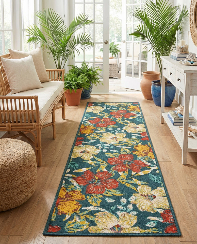 Seaside Haven Rugs Collection Area Rug -  Nautical Runner Multi  lifestyle 55