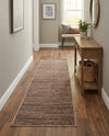 Bloomsbury Elegance Collection Area Rug -  Kensington (Brown) Runner Brown  lifestyle 38