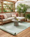 Jill Zarin Sedona Oasis Outdoor Collection Area Rug - Coconino (Palm Green) Rectangle Palm Green  lifestyle 17