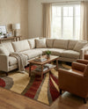 Bistro Lounge Collection Area Rug -  Frappe Rectangle Beige  lifestyle 10