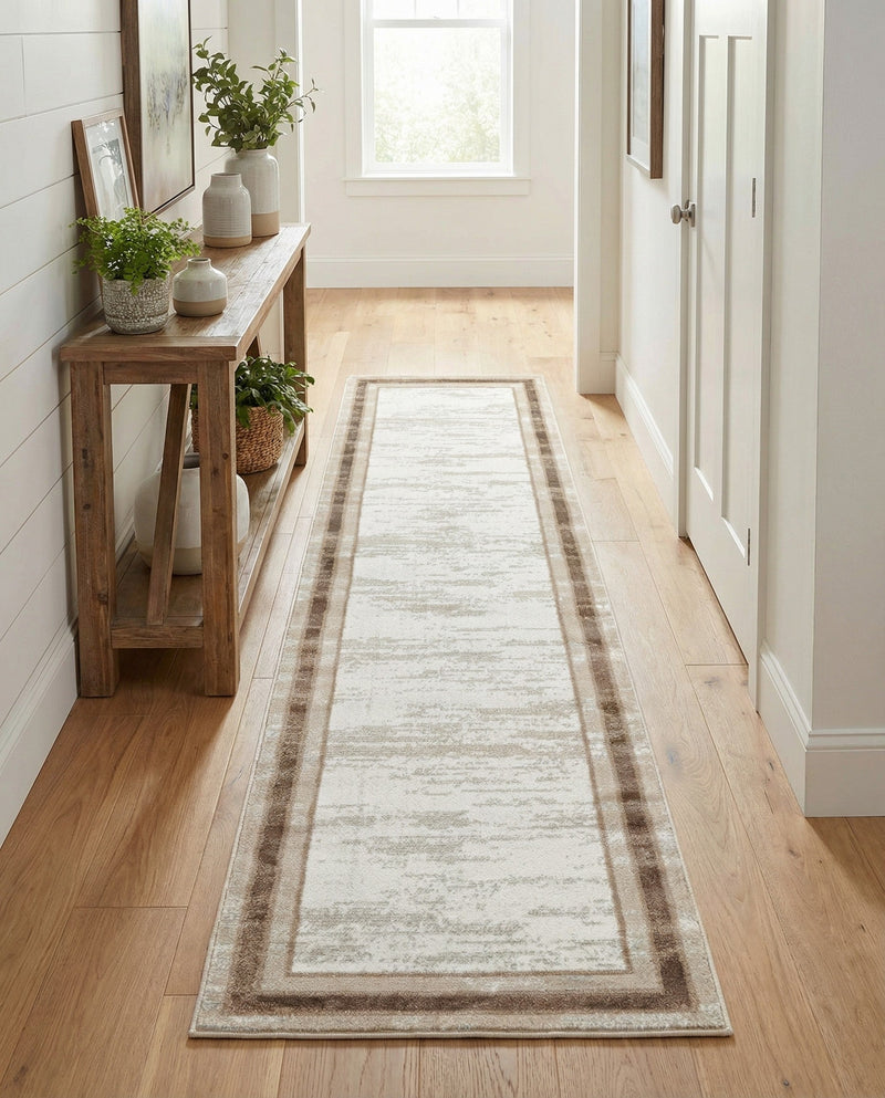 Coastal Haven Collection Area Rug -  Mariner Runner Ivory  lifestyle 31