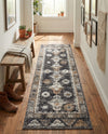 Desert Modern Eco Rug Series Collection Area Rug -  Mojave Runner Charcoal Gray  lifestyle 67