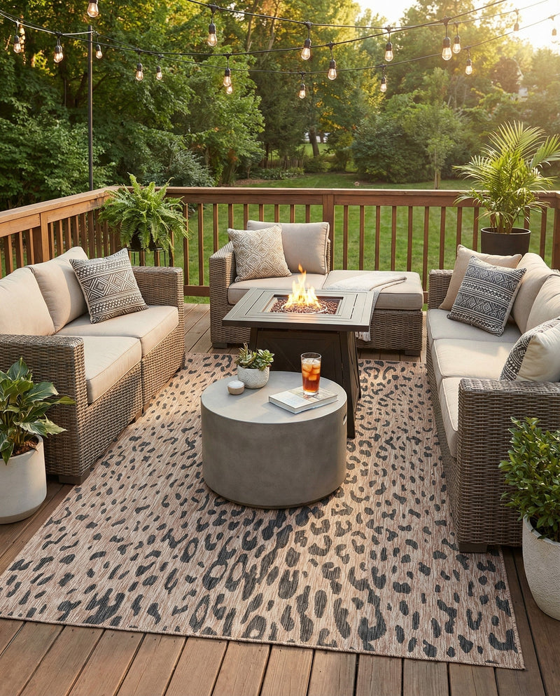 Savannah Escape Collection Area Rug - Serengeti Rectangle Natural  lifestyle 36