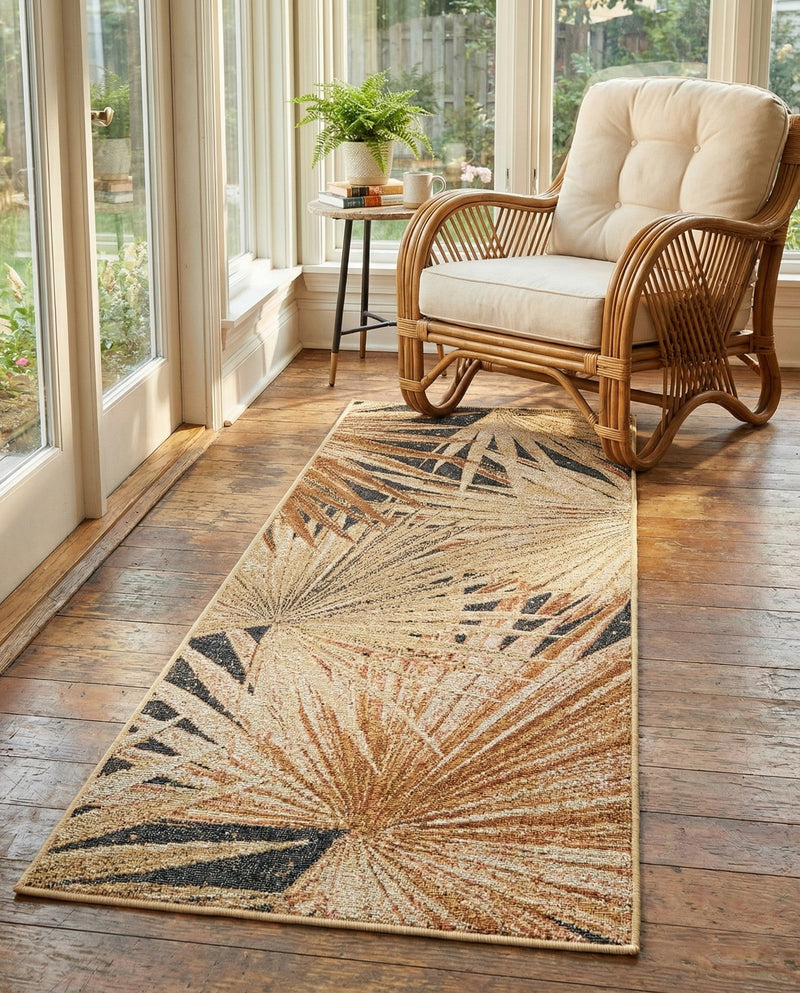 Seaside Blooms Collection Area Rug -  Avalon Runner Multi  lifestyle 59