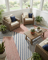 Urban Oasis Rugs Collection Area Rug -  Loft Rectangle Blue  lifestyle 7