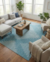 Urban Terrace Collection Area Rug -  Chelsea (Light Aqua) Rectangle Light Aqua  lifestyle 5