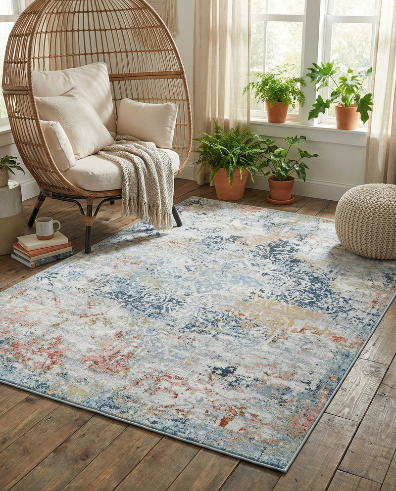 Aegean Elegance Washables Collection Area Rug -  Serifos Rectangle Multi  lifestyle 66