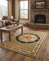 Frontier Trails Collection Area Rug - Redwood Rectangle Green  lifestyle 39