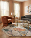 Jewel Oasis Collection Area Rug -  Topaz Octagon Multi  lifestyle 69