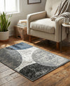 Copenhagen Edge Collection Area Rug -  Amager Rectangle Multi  lifestyle 12