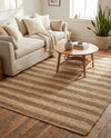 Woven Seaside Jute Collection Area Rug - Nantucket Rectangle Natural Ivory  lifestyle 12