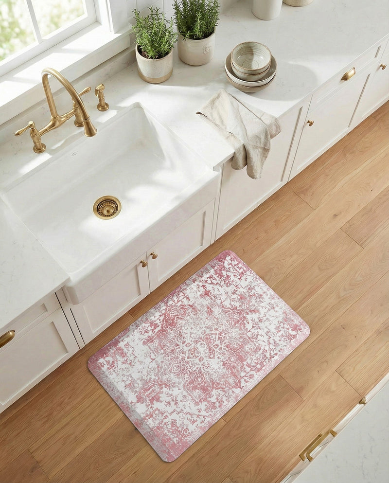Cozy Mat Collection Area Rug -  Zion Rectangle Rose Pink  lifestyle 10