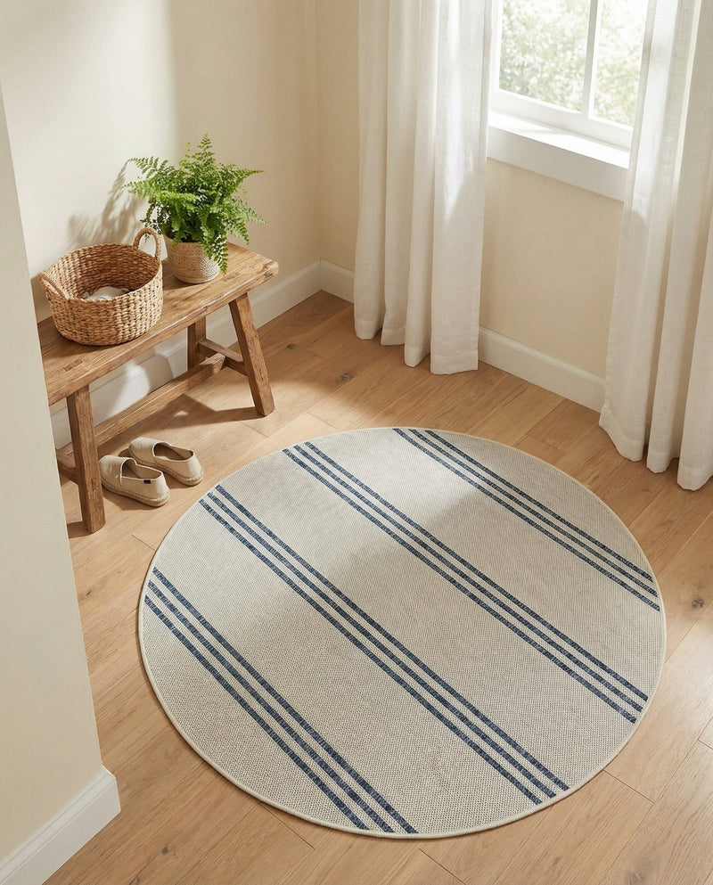 Urban Oasis Rugs Collection Area Rug -  District (Ivory) Round Ivory  lifestyle 49