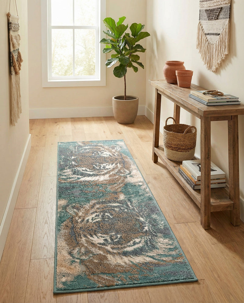 Savannah Sojourn Collection Area Rug -  Okavango Runner Multi  lifestyle 58