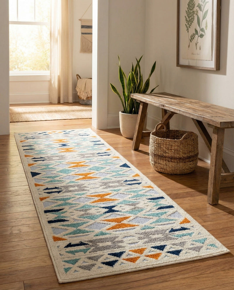 Bahama Breeze Outdoor Collection Area Rug -  Andros Runner Gray  lifestyle 67
