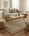 Sahara Sands Collection Area Rug -  Abydos Rectangle Natural and Brown  lifestyle 10