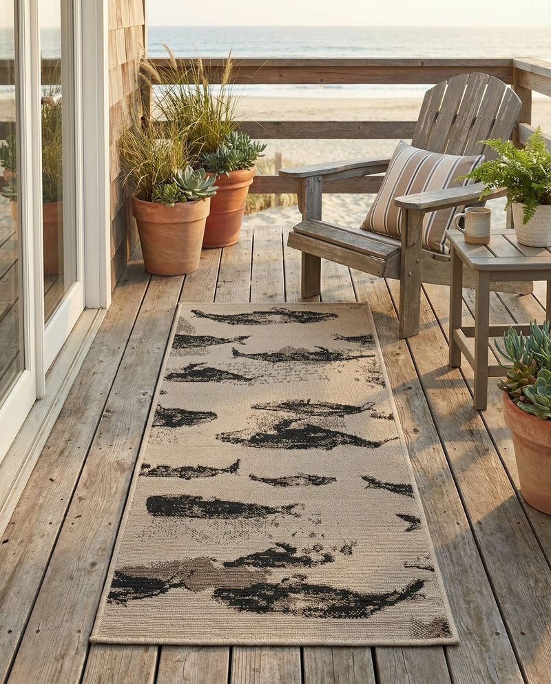 Seaside Haven Rugs Collection Area Rug -  Seabreeze Runner Beige  lifestyle 77
