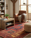 Bazaar Chic Collection Area Rug -  Taroudant Square Rust Red  lifestyle 38