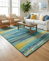 Seaside Haven Rugs Collection Area Rug -  Sandbar Rectangle Multi.Blue  lifestyle 16
