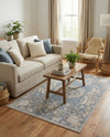 Heritage Harbor Collection Area Rug -  Seabreeze Rectangle Harbor Blue  lifestyle 42