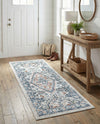 Aegean Elegance Washables Collection Area Rug -  Patmos Runner Ivory  lifestyle 38