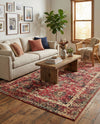Neptune Elegance Collection Area Rug -  Galatea (Burgundy) Rectangle Burgundy  lifestyle 10