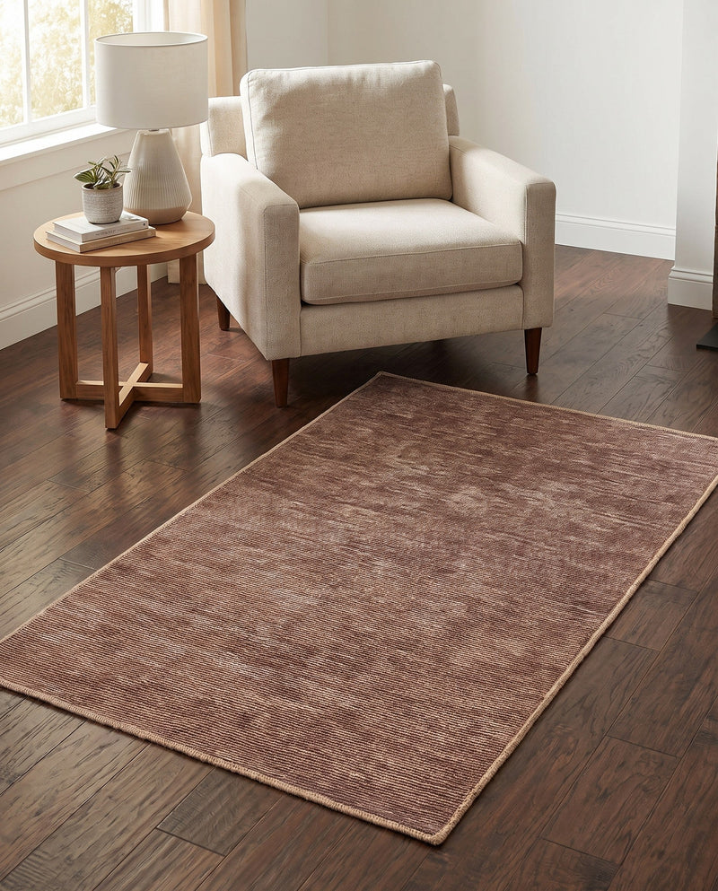 Sahara Essence Collection Area Rug - Oasis (Brown) Rectangle Brown  lifestyle 21