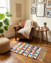 Tulum Trellis Collection Area Rug - Mysore Rectangle Multi  lifestyle 15