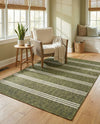 Urban Oasis Rugs Collection Area Rug -  District (Green) Rectangle Green  lifestyle 25