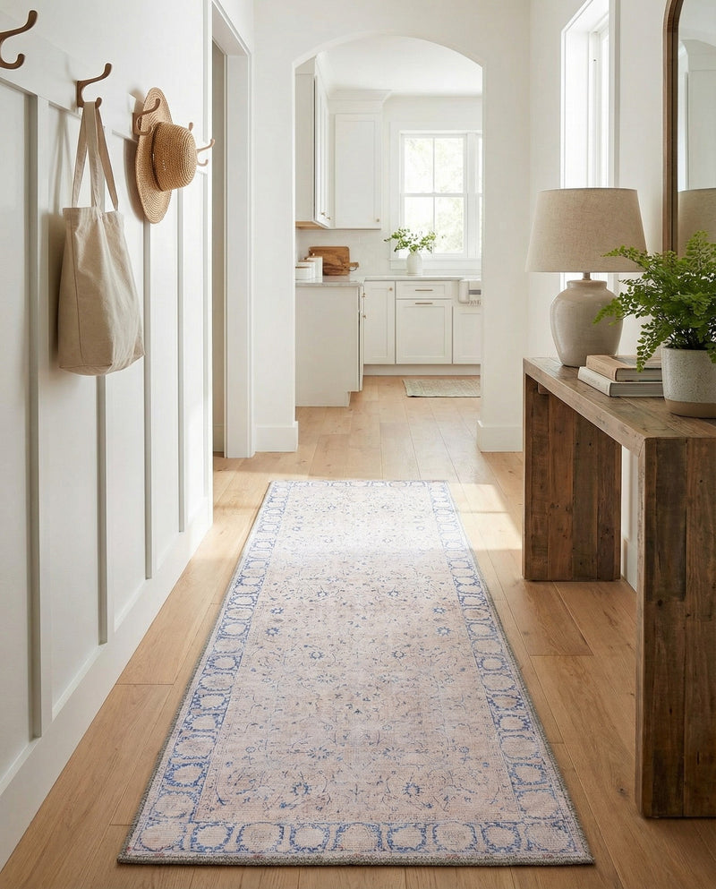 Heritage Elegance Collection Area Rug -  Nijo Runner Beige  lifestyle 50