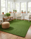 Meadow Retreat Collection Area Rug - Glen Rectangle Green  lifestyle 36