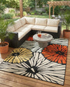 Outdoor Marrakesh Collection Area Rug -  Tetouan Rectangle Multi  lifestyle 22