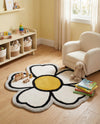 Whimsy Wonders Wool Collection Area Rug -  Arctic Round Ivory  lifestyle 16