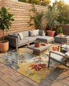 Urban Terrace Collection Area Rug -  Alcove Rectangle Multi  lifestyle 24