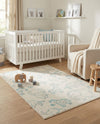 Wonder Tykes Collection Area Rug -  Spectrum Rectangle Ivory  lifestyle 56