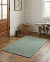 Highland Woven Jute Collection Area Rug - Glenmore (Green) Rectangle Green  lifestyle 5