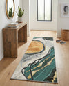 Urban Terrace Collection Area Rug -  Pavilion Runner Multi  lifestyle 74