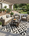 Urban Oasis Rugs Collection Area Rug -  Highrise (Charcoal Gray) Rectangle Charcoal Gray  lifestyle 29