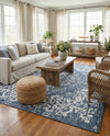 Urban Oasis Rugs Collection Area Rug -  Penthouse (Blue) Square Blue  lifestyle 70