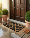 Threshold Welcome Collection Area Rug -  Portico Rectangle Black  lifestyle 6