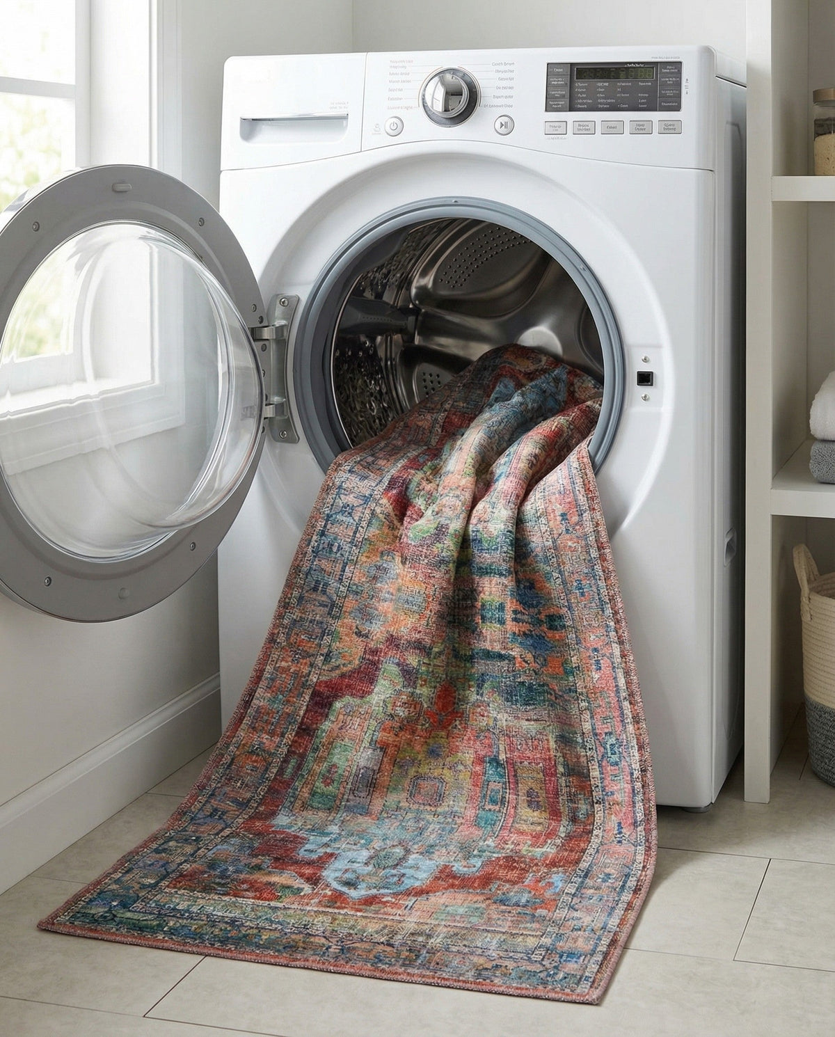 Zahara Oasis Collection Area Rug - Sahara Runner Multi  lifestyle 136