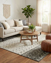 Mediterranean Lattice Collection Area Rug -  Casablanca (Ivory and Gray) Rectangle Ivory and Gray  lifestyle 18