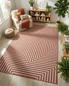 Urban Terrace Collection Area Rug -  Astoria (Rust Red) Rectangle Rust Red  lifestyle 5