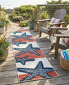 Caribbean Terrace Collection Area Rug -  Curacao Runner Ivory  lifestyle 31